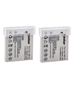 Kastar Battery (2-Pack) for Canon NB-4L, CB-2LV and Canon PowerShot SD1000 SD1100IS SD1400IS SD200 SD30 SD300 SD400 SD430 SD600