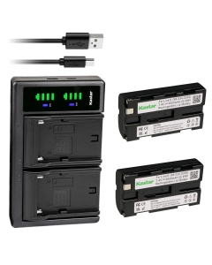 Kastar 2-Pack Line6 Battery and LTD2 USB Charger Replacement for LINE 6 Variax Standard Variax, JTV 59, JTV-59P, JTV-59US, JTV 69, JTV-69S, JTV-69US, JTV 89, JTV-89F, JTV-89US Electric Guitar