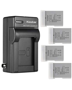 Kastar 4-Pack Battery and AC Wall Charger Replacement for Nikon Coolpix P7000 Camera, Coolpix P7100 Camera, Coolpix P7700 Camera, Coolpix P7800 Camera, D3100 DSLR Camera, D3200 DSLR Camera