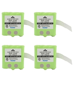 Kastar 4-Pack Battery Replacement for Midland BATT8R, Motorola BNH370 KEBT072 KEBT 072 KEBT072A KEBT-072-A KEBT-072-B M370H1A TalkAbout FV700R TalkAbout SX700 SX700R TalkAbout SX700R TalkAbout SX710