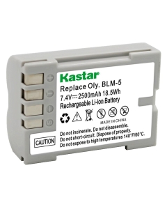 Kastar BLM5 Battery for Olympus BLM-5, PS-BLM5 and Olympus C-8080, C-7070, C-5060, E1, E3, E5, E300, E330, E500, E510, E520 Digital Camera