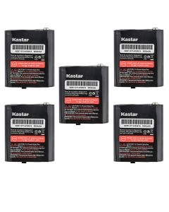 Kastar 5Pack Battery Replacement for Em1000 Talkabout Radios and Motorola M53615 KEBT-071-A KEBT-071-B KEBT-071-C KEBT-071-D T4800 T4900 T5000 T5320 T5400 T5500 MJ270R MS350R MT350R MC220R MR355 T4800