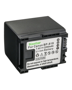 Kastar 1-Pack BP-819 Battery 7.4V 2200mAh Replacement for Canon FS10 Flash Memory Camcorder, FS100 Flash Memory Camcorder, FS11 Flash Memory Camcorder, Vixia FS10, Vixia FS100, Vixia FS11 Camera