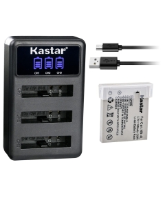 Kastar 1 Pack Battery and LCD Triple USB Charger Compatible with Canon IXY Digital 40, IXY Digital 45, IXY Digital 50, IXY Digital 55, IXY Digital 60, IXY Digital 70, IXY Digital 80, IXY Digital 90