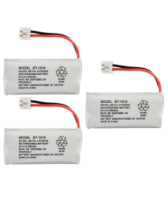 Kastar 3-PACK BT1018 Cordless Phone Battery for Uniden BT-1011 BT-1018 BT-6010 BT-184342 BT-28433 BT-18433 BT-284342 BT-8000 BT-8001 BT-8300 CS6219 CS6229 DS6111, DECT3080 DECT3080-2 DECT4086 DECT4096