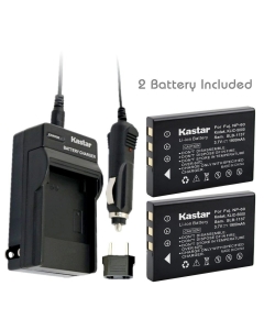 Kastar Battery (X2) & AC Travel Charger for Kodak KLIC-5000 K5000 & Kodak EasyShare DX6490 P850 P880 DX6490 EasyShare DX7630 DX7590 EasyShare Z760 Z7590 EasyShare DX7440 EasyShare Z730 DX7630 Z760