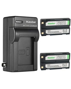 Kastar 2-Pack Ei-D-Li1 Battery and AC Wall Charger Replacement for Trimble 29518, 46607, 52030, 54344, 38403, 5700, 5800, 92600, R4, R6, R7, R8, R8 GPS, R8 GNSS, MT1000