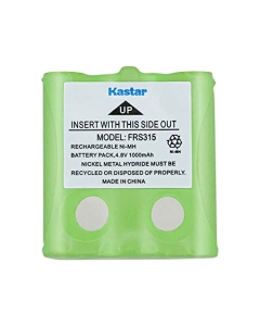 Kastar 1-Pack Two-Way Radio Battery 4.8V 1000mAh Replacement for Cobra FRS100 FRS1042 FRS104 FRS1102MFVP FRS1102SB FRS110 FRS115 FRS130 FRS220 FRS235 FRS250 FRS300 FRS305 FRS307 FRS310 wx FRS310