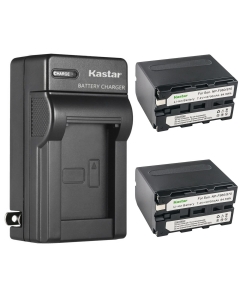 Kastar 2-Pack Battery and AC Wall Charger Replacement for Sony CCD-RV100 CCD-RV200 CCD-SC5 CCD-SC6 CCD-SC7 CCD-SC8 CCD-SC9 CCD-SC55 CCD-SC65 CCD-TR1 CCD-TR11 CCD-TR1100E CCD-TR12 CCD-TR18 CCD-TR2