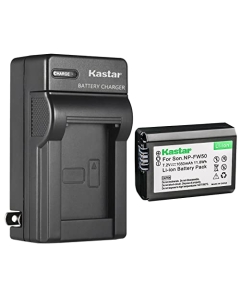 Kastar 1-Pack NP-FW50 Battery and AC Wall Charger Replacement for Pixii A1571 Camera, Pixii A2572 Camera, Hasselblad Lunar Mirrorless Digital Camera