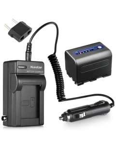 Kastar Battery 1-Pack + Charger for Sony NP-QM71D NP-FM50 NP-QM71 NP-FM70 NP-FM90 and CCD-TRV328 338 DCR-DVD300 301 DCR-HC14 DCR-PC105 330E TRV22 TRV24 TRV25 DCR-TRV70 DCR-TR80 DCR-TR250 DCR-TR260