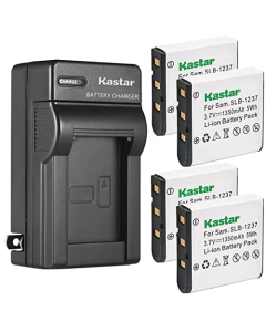 Kastar 4-Pack Battery and AC Wall Charger Replacement for Epson EU-94 EU94, Sigma BP-31 BP31 Battery, Epson L500V, Sigma DP1, DP2, DP1S, DP1x, DP2S, DP2x Cameras