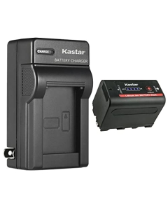 Kastar NP-F780EXP Battery 1-Pack and AC Wall Charger Replacement for Blackmagic Design Pocket Cinema Camera 6K Pro (Canon EF), Kinefinity KineKIT Edge Camera Cage