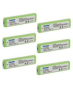 Kastar 6-Pack 7/5F6 1.2V Ni-MH Battery Replacement for Sony D-NE900 D-NE920 D-NE9 MZ-E25 MZ-E30 MZ-E33 MZ-E35 MZ-R909 MZ-N910 MZ-N1 WM-EX20 D-NE830 D-NE830LS Portable CD/MD/MP3 Player Gumstick Battery