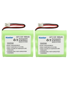 Kastar 2-Pack Ni-MH Battery 3.6V 1600mAh Replacement for Flagpole Solar Light Battery, Flag Pole Light Waterproof Battery