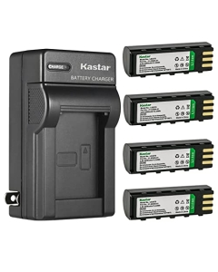 Kastar 4-Pack Battery and AC Wall Charger Replacement for Honeywell 8800, Zebra MT2000, MT2070, MT2090, Motorola 21-62606-01 Symbol 21-62606-01 BTRY-LS34IAB00-00 Zebra KT-BTYMT-01R HBM-LS3478 SY34L3-D