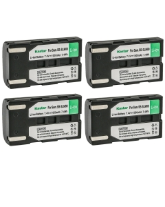 Kastar SB-LSM80 attery 4-Pack Replacement for Samsung VP-D955, VP-D957, VP-D959, VP-D963, VP-D964, VP-D965, VP-D975, VP-D963, VP-D964, VP-D965, VP-DC161, VP-DC163, VP-DC165, VP-DC171, VP-DC172 Camera