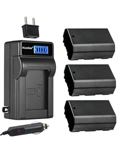 Kastar 3-Pack NP-FZ100 Battery and LCD AC Charger Compatible with Sony Alpha A9 II A9II α9 II α9II Sony Alpha A7 III α7III Sony Alpha ILCE-7M3 Sony Alpha ILCE-7M3K Cameras