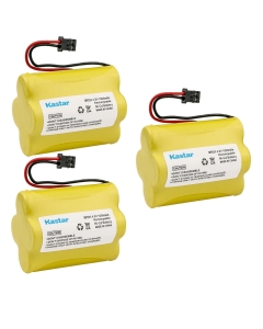 Kastar 3-Pack Battery Replacement for Uniden Bearcat Sportcat UBC245XLT, BC246XLT, BC250, BC-250, BC250D, BC296, BC296D, SC-140, SC140, SC140B, SC-150, SC150, SC150B, SC-160, SC160