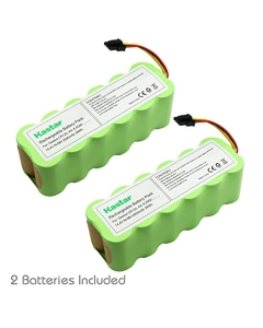 Kastar CR120 Battery (2 Pack), Ni-MH 14.4V 2500mAh, Replacement for Deebot CR120, KK-8, ECOVACS X500, LP43SC2000P