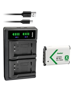 Kastar 1-Pack NP-BX1 Battery and LTD2 USB Charger Replacement for Sound Devices A20-Mini, Sound Devices A20-BatteryDoubler