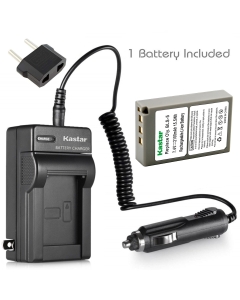 Kastar 1 X BLS-5 Battery and Charger Kit for Olympus BLS5 PS-BLS5 and Olympus E-PL1 E-PL2 E-PLE15 E-PM1 E-PM2 E-M10 OM-D E-400 E-410 E-420 E-450 E-600 E-620 E-P1 E-P2 E-P3 E-PL6 E-PL5 stylus 1 Cameras