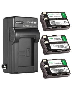 Kastar 3-Pack Battery and AC Wall Charger Replacement for Nikon EN-EL3, EN-EL3a Battery, Nikon MH-18, MH-18a, MH-19 Charger, Nikon D50, D70, D70s, D100, D100 SLR Cameras