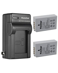Kastar 2-Pack Battery and AC Wall Charger Replacement for Nikon EN-EL24 ENEL24 EN-EL24a ENEL24a Battery, Nikon MH-31 Charger, Nikon 1 J5 1J5, Nikon DL18-50 DL1850, Nikon DL24-85 DL2485 Digital Cameras