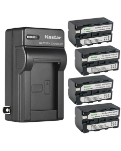 Kastar 4-Pack Battery and AC Wall Charger Replacement for Sony CCD-TRV201 CCD-TRV215 CCD-TRV20 CCD-TRV25 CCD-TRV26 CCD-TRV27 CCD-TRV300 CCD-TRV3000 CCD-TRV315 CCD-TRV35 CCD-TRV36 CCD-TRV37 CCD-TRV4