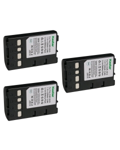 Kastar CGR-V610 Battery 3-Pack Replacement for Panasonic NVRX64 RX64 NV-RX67 NVRX67 RX67 NV-RZ1 NVRZ1 RZ1 NV-RZ2 NVRZ2 RZ2 NV-RZ9EN NVRZ9EN RZ9EN NV-RZ9ENC NVRZ9ENC RZ9ENC NV-RZ9ENU NVRZ9ENU Camera