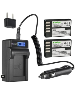 Kastar 2-Pack Battery and LCD AC Charger Compatible with Pentax D-Li109 DLi109 Battery, Pentax D-BC109 Charger, Pentax K-R K-30 K-50 K-70 K-500 K-S1 K-S2 KP KR K2 K30 K50 K70 K500 KS1 KS2 Camera