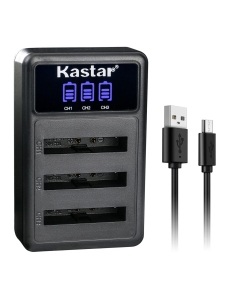 Kastar NB-11L LCD Triple USB Battery Charger Compatible with Canon PowerShot A4050 A4050 is, SX400 is, SX410 is, SX420 is, ELPH 110 HS, ELPH 115 is, ELPH 120 is, ELPH 130 is, ELPH 135