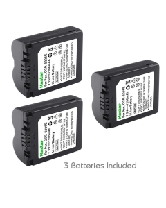 Kastar Battery (3-Pack) for CGR-S006, CGR-S006A1B, CGA-S006, DMW-BMA7 Work with Panasonic Lumix DMC-FZ18, DMC-FZ28, DMC-FZ30, DMC-FZ35, DMC-FZ38, DMC-FZ50, DMC-FZ7, DMC-FZ8 Cameras