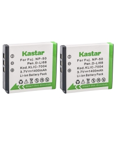 Kastar Battery (1-Pack) for Fujifilm NP-50, Kodak KLIC-7004, Pentax D-Li68 and Fujifilm FinePix Fuji FinePix Camera, Kodak EasyShare Cameras and Pentax Cameras (Detail Models in The Description)