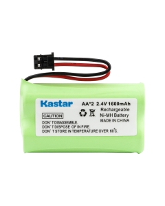 Kastar 50-Pack AAX2 2.4V 1600mAh MSM Plug Ni-MH Rechargeable Battery Replacement for Uniden BT1007 BT-904 BBTY0700001 CEZAi2998 DCX150 DECT1500 D1484 Panasonic HHR-P506 Home Handset Telephone