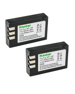 Kastar Battery 2-Pack for Fujifilm NP-140 Fuji NP-140 NP140 FNP140 and Fujifilm FinePix S100FS, Fujifilm FinePix S200EXR, Fujifilm FinePix S205XR Cameras