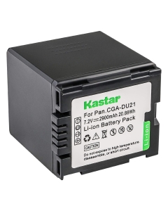 Kastar CGA-DU21 Battery Replacement for Panasonic Replacement VDR-D210 Camcorder Extended Battery