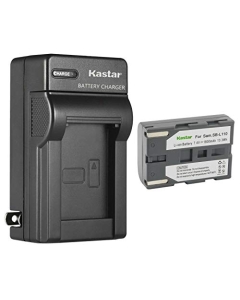 Kastar 1-Pack SB-L110 Battery and AC Wall Charger Replacement for Samsung SC-D60, SC-D67, SC-D70, SC-D73, SC-D75, SC-D77, SC-D80, SC-D86, SC-D87, SC-D93, SC-D99, VM-C5000, VM-B710, VP-D10, VP-D101