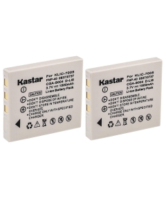 Kastar Compatible Battery 2 Pack Replacement for KLIC-7005 CGA-S004 NP-40 DMW-BCB7 SLB-0737 SLB-0837 NP-40 D-Li8 Dli-102 NP-1 DE-992, BC-40, SBC-L5