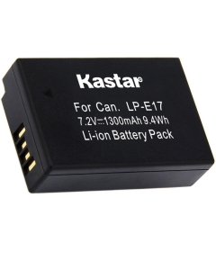 Kastar Battery Compatible with Canon LP-E17 Battery and Rebel SL2, Rebel T6i, Rebel T6s, Rebel T7i, EOS M3, EOS M5, EOS M6, EOS 77D, EOS 750D, EOS 760D, EOS 800D, EOS 8000D, KISS X8i, KISS X9i Camera