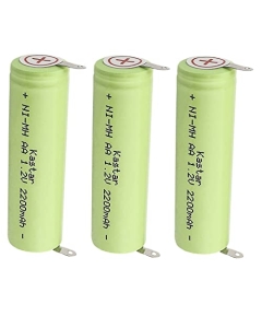 Kastar 3-Pack 1.2V 2200MAh Ni-MH Battery Compatible with Remington MS3-1700 MS3-2700 MS3-1000 MS3-4700 Groomer/Trimmer