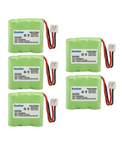 Kastar 5-Pack Ni-MH Battery 3.6V 500mAh Replacement for HWCD1888(7)(9)(10)(11)(12)(13)(15) TSD Series BBK 33e, 53e, 56e, 61e, 63e, 69e, 9s, 26s, 32s, 40s, 56s, 68s, 69S, 18P, 3P, 15P Series