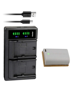 Kastar 1-Pack Battery and LTD2 USB Charger Compatible with Canon EOS R, EOS Ra, EOS R5, EOS R6, EOS 90D, XC10, XC15, EOS 5D Mark II, EOS 5D Mark III, EOS 5D Mark IV, EOS 5DS, EOS 5DS R Cameras