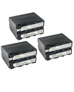 Kastar 3-Pack NP-F970 Battery 7.4V 8700mAh Replacement for Son CCD-TR810 CCD-TR818 CCD-TR840 CCD-TR845 CCD-TR87 CCD-TR8E CCD-TR910 CCD-TR913 CCD-TR917 CCD-TR918 CCD-TR930 CCD-TR940 CCD-TR950 Camera