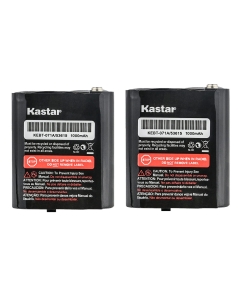 Kastar 2-Pack 3.6V 53615 Battery Compatible with Motorola Talkabout T82, Talkabout T82 Extreme, Talkabout T92 H2O, TalkAbout EM1000A, TalkAbout R, TalkAbout T260TP, TalkAbout T5330