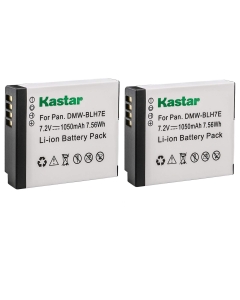 Kastar Battery (2-Pack) Replacement for Panasonic DMW-BLH7 DMW-BLH7E DMW-BLH7PP Work with Panasonic Lumix DMC-GM1 DMC-GM1K DMC-GM5 DMC-GF7 Cameras