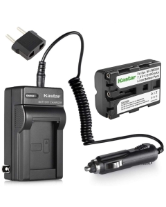 Kastar Battery (1-Pack) and Charger for Sony NP-FM500H and DSLR-A100, A200, A300, A350, A450, A500, A550, A560, A580, A700, A850, A900, Alpha SLT A57, A58, A65, A77, A77M2, A99, A99V, CLM-V55