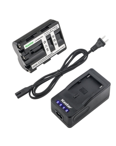 Kastar LED Super Fast Charger & Camcorder Battery Replacement for Sony NP-FM500H DSLR-A100 A200 A300 A350 A450 A500 A550 A560 A580 A700 A850 A900 Alpha SLT A57 A58 A65 A65V A77 A77V A77 A77M2 A99 A99V