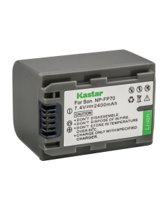 Kastar 1-Pack NP-FP70 / NP-FP71 Battery Replacement for Sony HDR-HC3E, DCR-DVD103, DCR-DVD105, DCR-DVD202, DCR-DVD203, DCR-DVD205, DCR-DVD304, DCR-DVD305, DCR-DVD403, DCR-DVD404 Camcorder