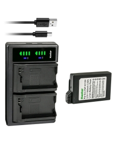 Kastar 1-Pack PSP110H Battery and LTD2 USB Charger Replacement for Sony Video Game PSP Playstation PSP-110 PSP110 Battery, Sony PSP-1007, PSP-1008, PSP-1010, PSP Fat, PSP-1000, PSP-1000G1, PSP-1000G1W